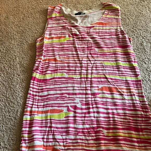 Lafayette 148 colorful tank top - Picture 3 of 6